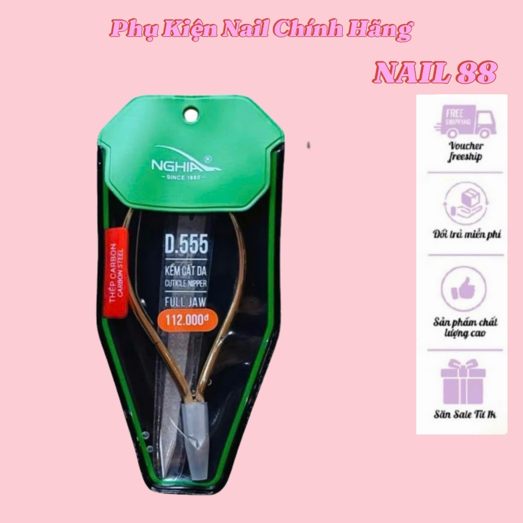 Kềm Nghĩa cắt da D555, kìm nghĩa d555, kìm nghĩa nhặt da d555