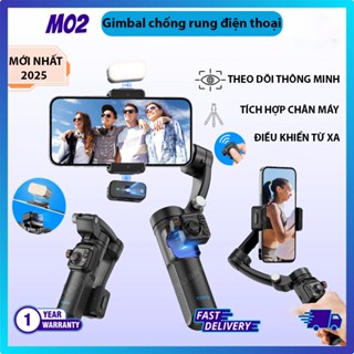 Gimbal TOKQI MT02, gậy gimbal chông rung điện thoại 360 độ tích hợp AI theo dõi thông minh