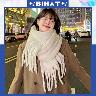 Khăn Quàng Cổ - Khăn Choàng Cổ Dạ Trắng Tuyết mùa đông Ấm Áp Noel Nam Nữ  MU342