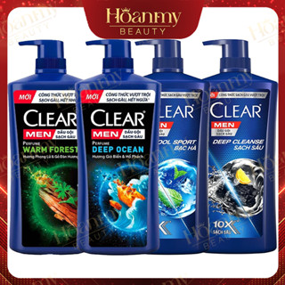 Dầu Gội Sạch Gàu Clear Men Cool Sport Mát Lạnh Bạc Hà 900G