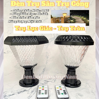 [Bảo Hành 12 Tháng] Đèn Led Năng Lượng Mặt Trời Ngoài Trời, Đèn Trụ Sân Vườn Chống Nước. Đèn Cột Chống Nước IP65