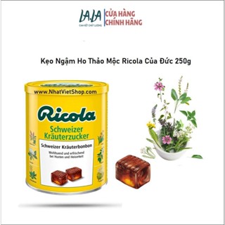 [2026] Kẹo ngậm ho Ricola thảo dược 250g Đức