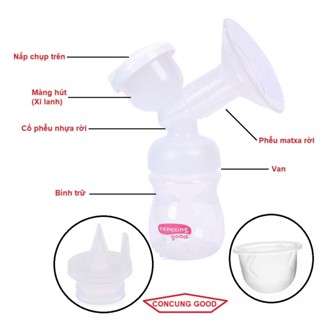 TÁCH LẺ phụ kiện thay thế dành cho máy hút sữa điện đôi Concung Good Dp Comfort/ DP Comfort Plus