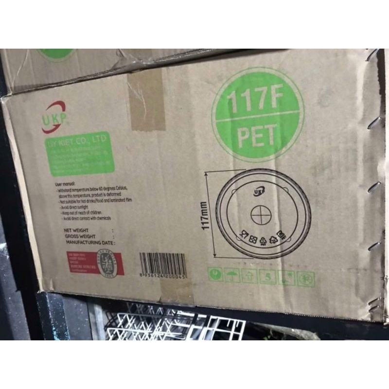 sỉ 1000 nắp 117 UKP dùng cho ly 800ml 900ml 1000ml