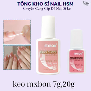 [Chính hãng] Keo dán móng giả Mxbon Hồng (20g) - (7g) Chính hãng Nails Glue  - Phụ kiện đồ nail HSM
