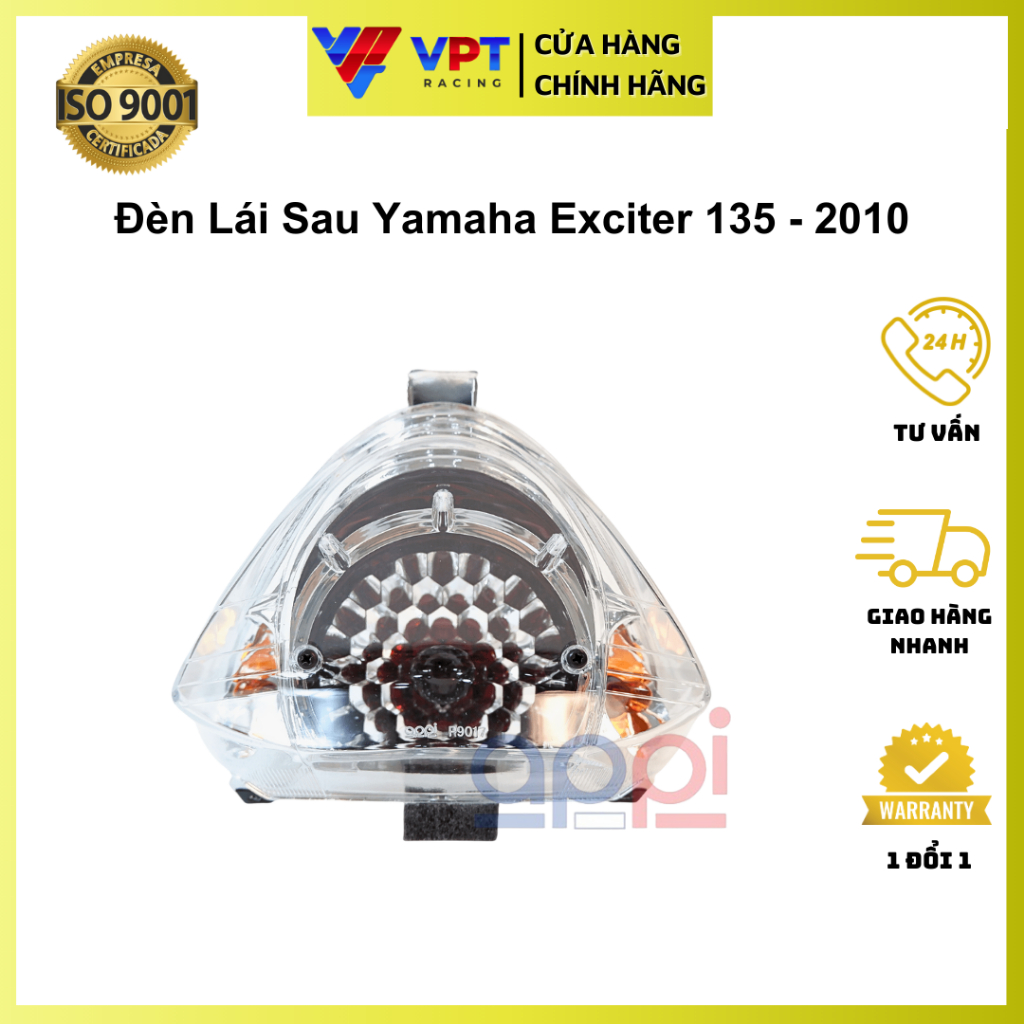 Cụm đèn hậu lái sau Lc135 Ex135 Exciter 135 Spark 135 2010 4 số ex nhỏ chính hãng Malaysia
