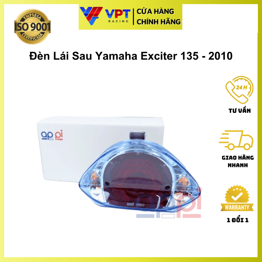Cụm đèn hậu lái sau Spark 135 Exciter 135 Ex135 Lc135 2010 4 số ex nhỏ chính hãng Malaysia