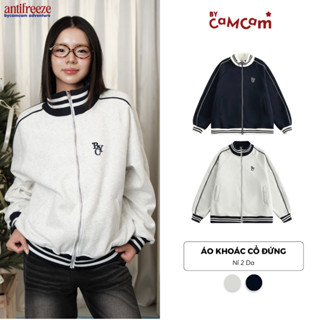 Áo Khoác Cổ Đứng Bycamcam Phong Cách Streetwear Unisex Nam Nữ AKHD075