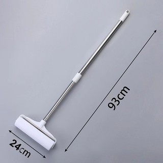  Combo-24cm*93cm Cây Lăn Bụi Cán Dài Inox Thu Gọn Làm Sạch Quần Áo,lăn Giường Lông Chó Mèo  