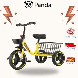  Xe đạp 3 bánh xe đạp trẻ em có giỏ đồ lớn đằng sau đủ màu cho bé 