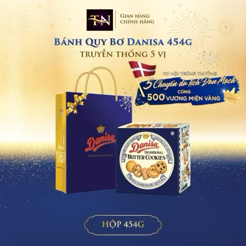 [Tết] Bánh Danisa Quy Bơ Hộp 454g