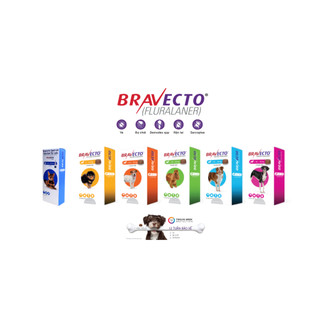  BRAVECTO VIÊN NHAI DIỆT VE RẬN XÀ MÂU GHẺ CHO CHÓ SIZE S-XL 