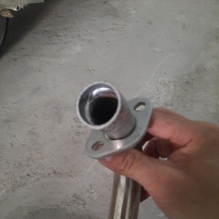 Cổ Pô inox cho wave dream size 27mm
