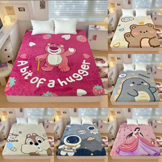 Ga Nỉ Nhung Bo Chun Trải Giường Gồm 1 Drap/Ga Trải Giường Đủ Kích Thước Màu Sắc Dễ Thương Giữ Ấm Cực Tốt Cực Đẹp