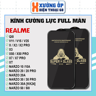Cường lực KK Realme GT NEO 5 SE 2 3 V11 V15 V25X X2 X3 X50 X7 10 10A 20 20A 30 30A 50 50i 50A Pro XT 4G 5G