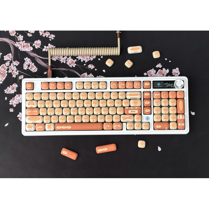 Bàn phím cơ Custom từ Ak980 pro/ 3 Chế độ kết nối / Led Rgb /Hotswap 5pin/ Mạch xuôi / đã mod | BigBuy360 - bigbuy360.vn