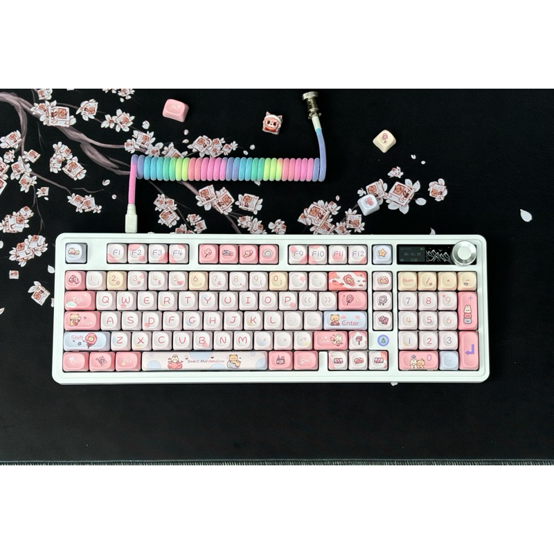 Bàn phím cơ Custom từ Ak980 pro/ 3 Chế độ kết nối / Led Rgb /Hotswap 5pin/ Mạch xuôi / đã mod | BigBuy360 - bigbuy360.vn