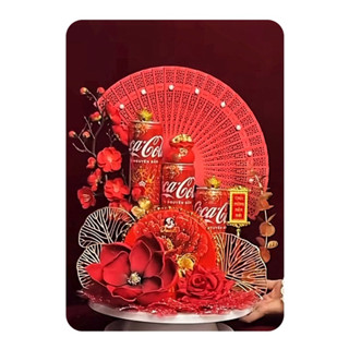 set phụ kiện S1 hoa mộc lan, hũ vàng trang trí lễ tết 2025