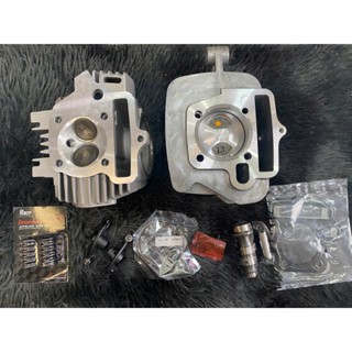 Full Bộ đầu lòng Wave 54 56 dài 78 ( Đầu Xupap 24 28 Cam lò gối bầu Cò tôi đen Lò Xo Đầu 2.8 )