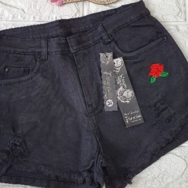 Quần sọt jeans nhung