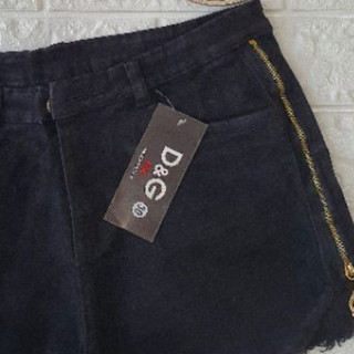 Quần sọt jeans nhung