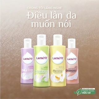 Dung dịch vệ sinh phụ nữ Lactacyd Oder Fresh - Lactacyd Pro Sensitive – Lactacyd Soft & Sliky