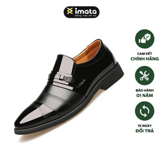  Giày da nam Giày tây lười công sở KH-01 da bóng kiểu dáng sang trọng bảo hành 6 tháng 