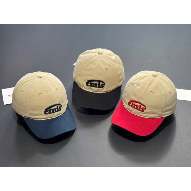 Mũ lưỡi trai emis form mềm vải cotton phong cách unisex