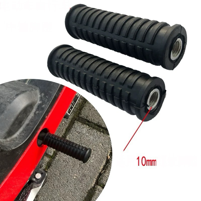 chụp giò đạp chuyển đổi thành gác chân xe đạp điện