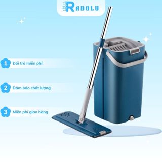  Cây Lau Nhà Tự Vắt Thông Minh MOPScratch Chổi Lau Nhà Tự Vắt Thông Minh Bộ Lau Nhà 360 Độ Cao Cấp Tặng Kèm Bông Lau 