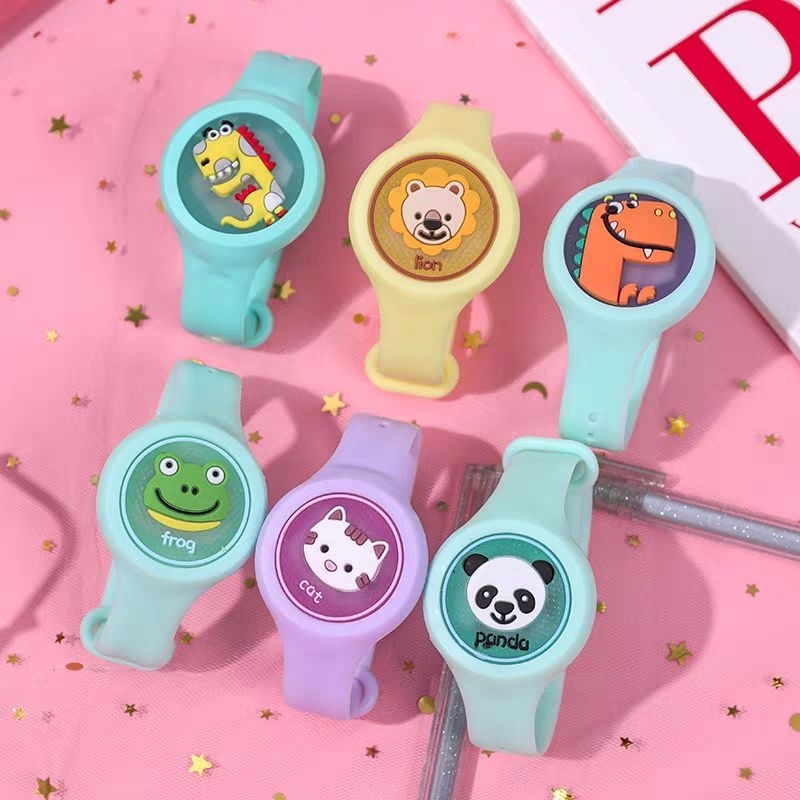 Đồng hồ chống muỗi - đồng hồ tinh dầu chống muỗi có đèn phát sáng - Đồng hồ hoạt hình dễ thương an toàn bảo vệ bé S3