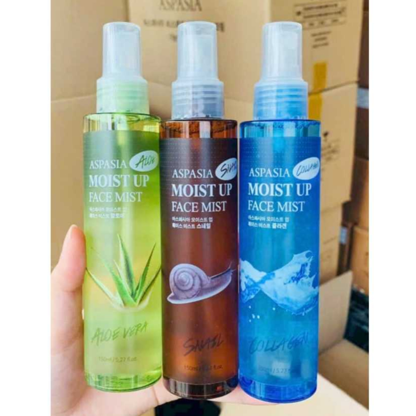 Xịt Khoáng Aspasia Moist Up Face Mist