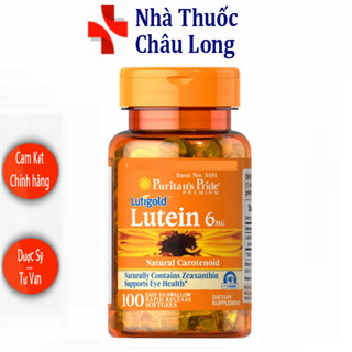 Viên uống bổ mắt Puritan's Pride Lutigold Lutein 6mg 100 viên của Nội địa Mỹ