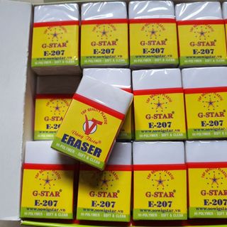[ 1 CỤC ] Gôm tẩy bút chì Gstar G star E207. - Văn phòng phẩm Thu Thảo