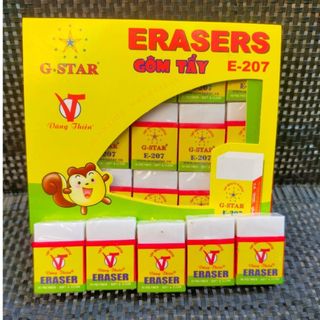 [ 1 CỤC ] Gôm tẩy bút chì Gstar G star E207. - Văn phòng phẩm Thu Thảo