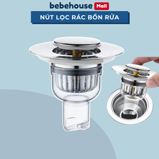 Nút Chặn Lỗ Thoát nước, Nút Nhấn Xả Cho Bồn Rửa Mặt Cao Cấp BB005 BEBEHOUSE