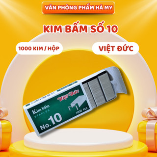 Combo 10 Hộp Kim bấm số 10 Việt Đức Chính Hãng