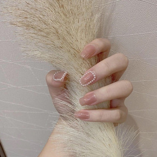 Khay trai nửa YHB mix size mix màu - khay ngọc trai nhân tạo trang trí đính móng cực đẹp.