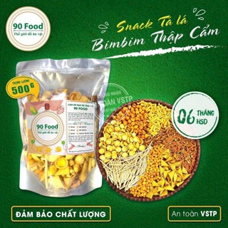 Snack TÁ LẢ Bim Bim thập cẩm 90 Food túi Zip 500G - 1000G giòn tan thơm ngon nhức nách đồ ăn vặt đảm bảo VSATTP