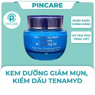 Kem dưỡng giảm mụn, kiềm dầu Tenamyd Platinum Acne Clarifying Cream 60g - Hàng chính hãng - PINCARE Health & Beauty