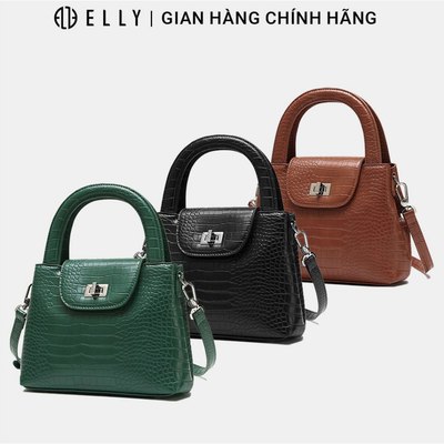 Túi xách nữ thời trang ELLY EL327 đeo chéo đeo vai xách tay da tổng hợp cao cấp chính hãng