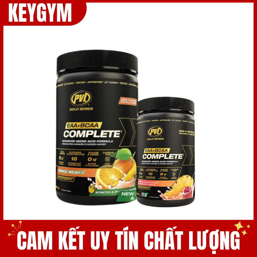[MN] PVL EAA+BCAA Complete 30sv - Phục hồi cơ - KEYGYM