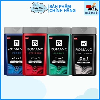 Tắm gội ROMANO hương nước hoa 2 in 1 (180ml)