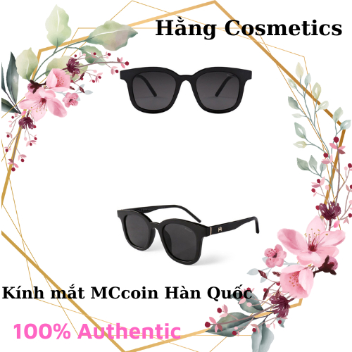 Kính mắt McCoin Vivid đen Hàn Quốc