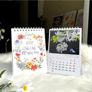 Lịch để bàn 2025 CÓ LỊCH ÂM, KÈM NOTE cute dễ thương