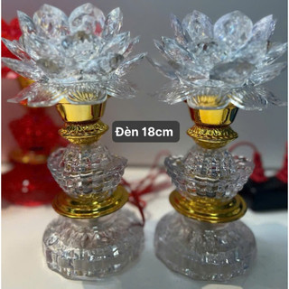 Cặp đèn thờ sen đủ màu...