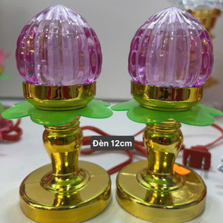 Cặp đèn thờ sen đủ màu...
