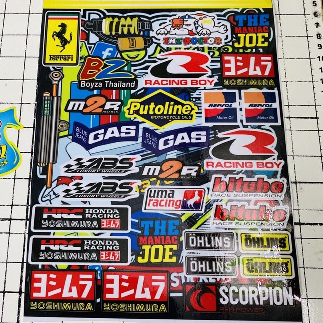 Tem logo sticker mẫu 1