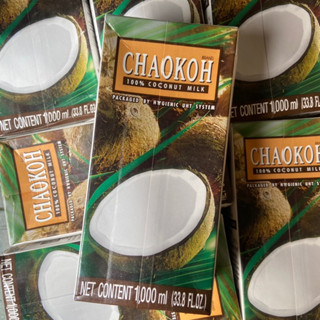 [ HỎA TỐC - THÙNG 12 HỘP ] NƯỚC CỐT DỪA THÁI CHAOKOH 1L