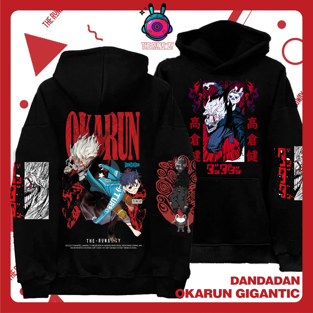 Áo Hoodie Dandadan : Okarun Gigantic Nỉ bông cho Nam/ Nữ by The Runaway